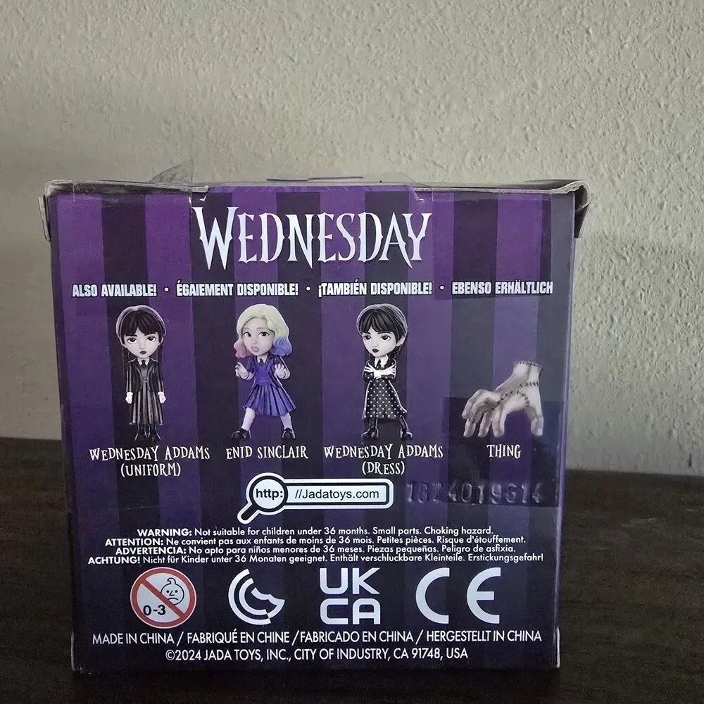 Jada Metalfigs WEDNESDAY Diecast Addams Family Uniform Version Brand new